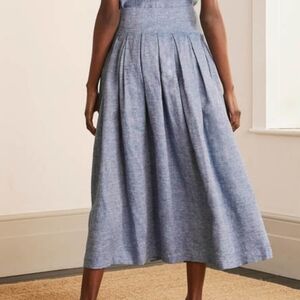 Boden Chambray Skirt 4